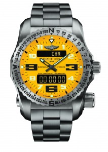 Breitling Emergency watch in Cobra Yellow