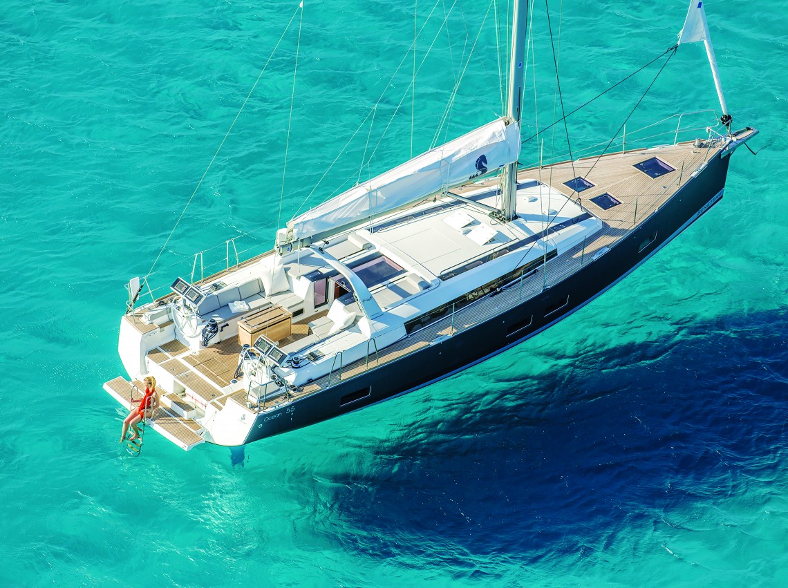 55 foot beneteau oceanis sailing yacht