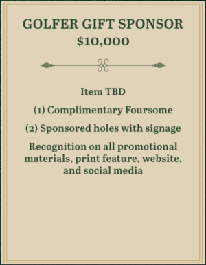 GOLFER GIFT SPONSOR -2025