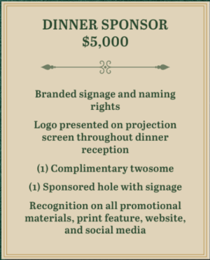 DINNER SPONSOR -2025