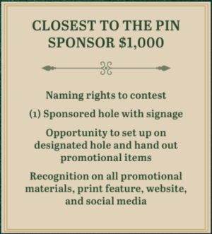 CLOSEST TO THE PIN SPONSOR-2025